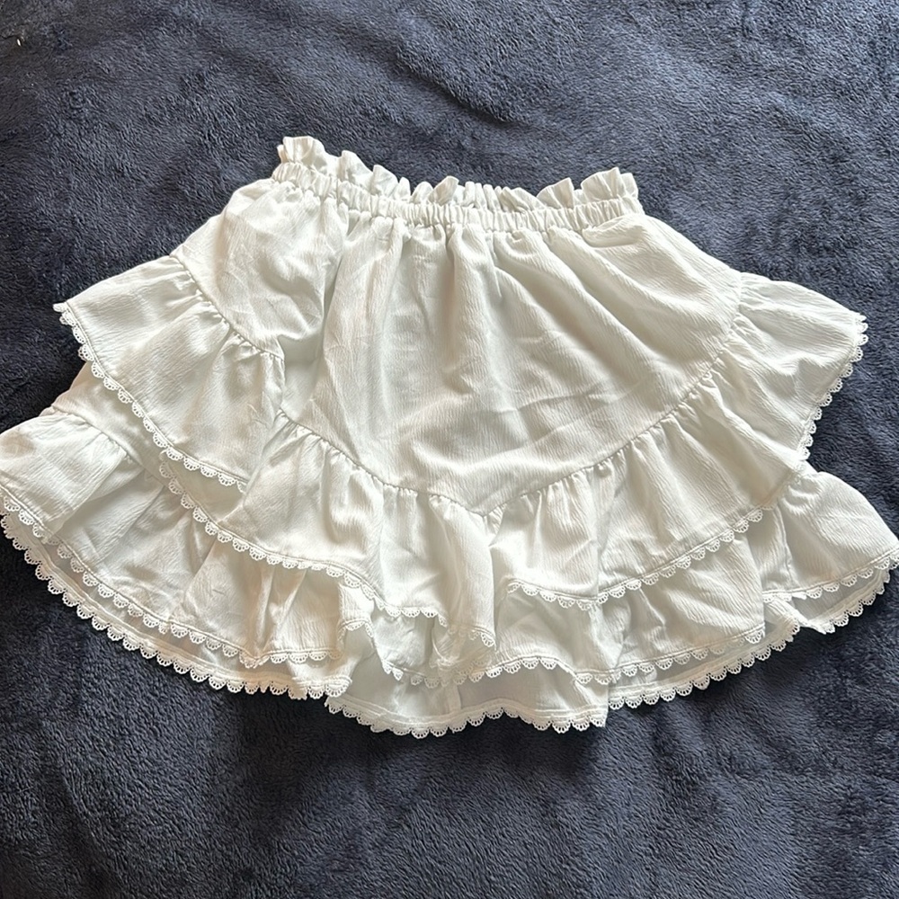 White Mini Skirt